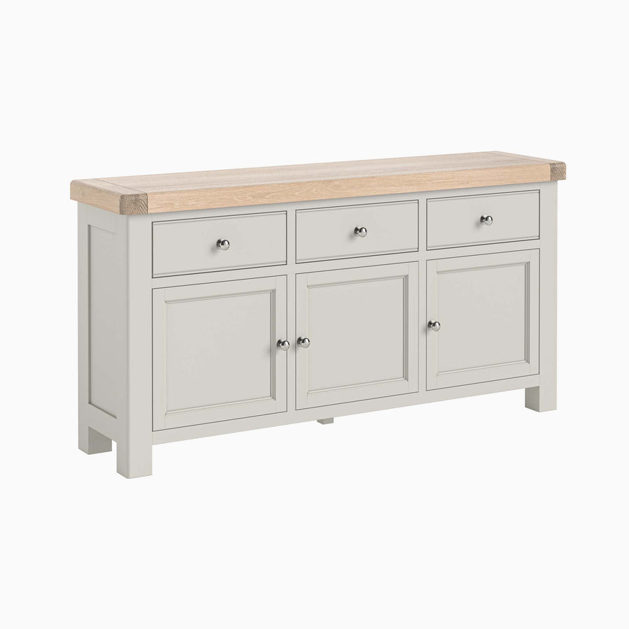 Salford Large Sideboard - Large Sideboard Stone Grey Storage Sterling Home 1