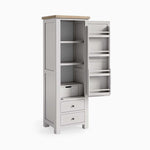 Salford Larder Unit - Single Larder Unit Stone Grey Storage Sterling Home 2