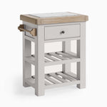 Salford Small Kitchen Island - Small Kitchen Island Stone Grey Storage Sterling Home 1