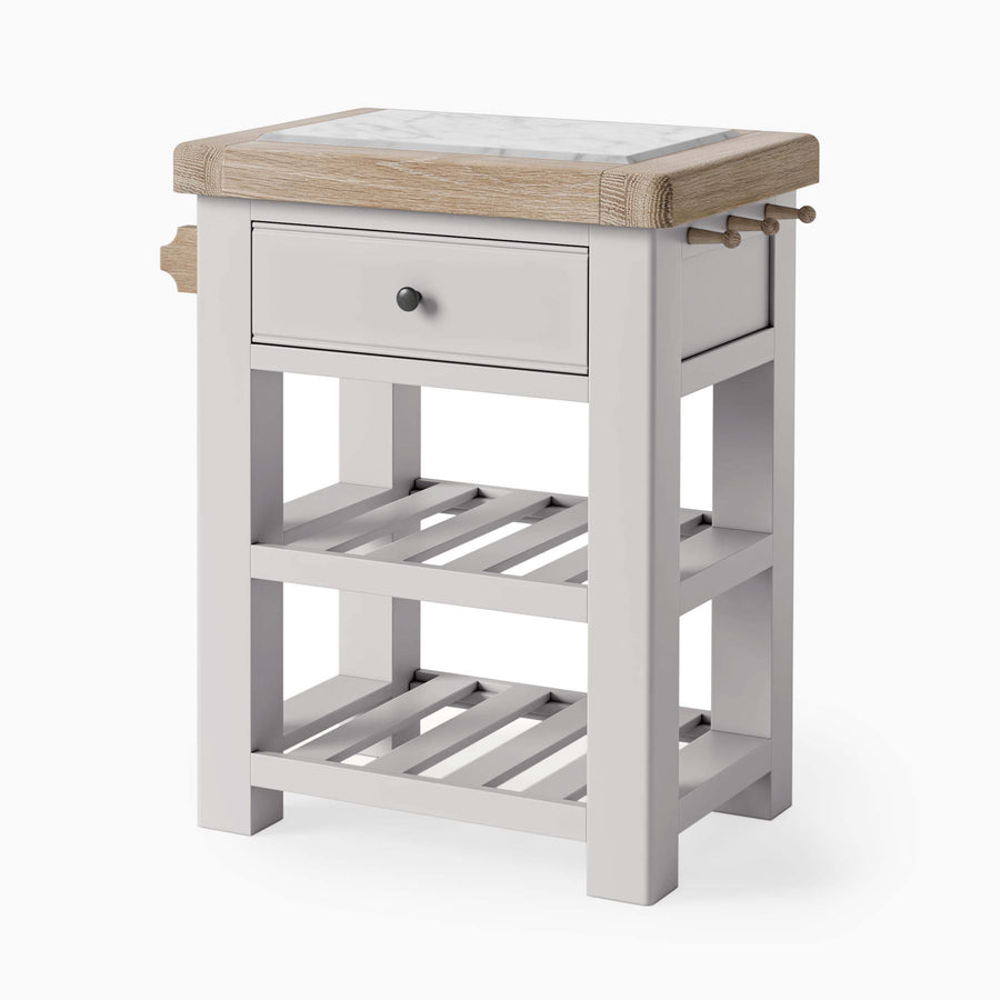 Salford Small Kitchen Island - Small Kitchen Island Stone Grey Storage Sterling Home 2
