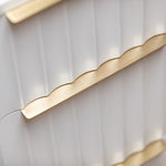 Saskia 6 Drawer Cabinet - 6 Drawer Wide Chest Soft Grey Painted / Brass Storage Sterling Home 3