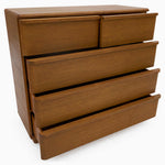 Serene 5 Drawer Cabinet - 3+2 Chest Oak / Oak Veneer Storage Sterling Home 11