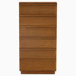 Serene 6 Drawer Wellington Cabinet - 6 Drawer Wellington Chest Oak / Oak Veneer Storage Sterling Home 1