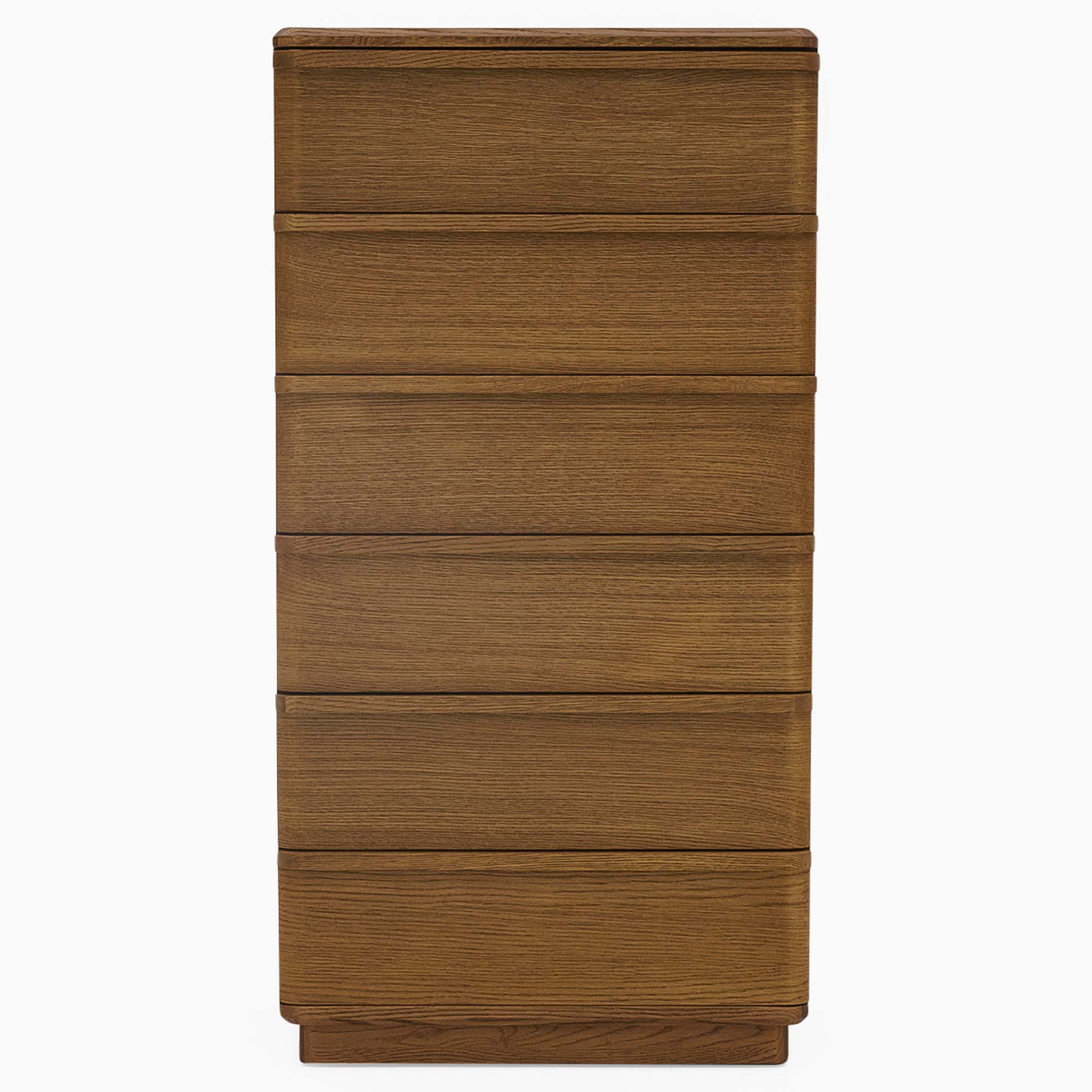 Serene 6 Drawer Wellington Cabinet - 6 Drawer Wellington Chest Oak / Oak Veneer Storage Sterling Home 1