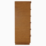 Serene 6 Drawer Wellington Cabinet - 6 Drawer Wellington Chest Oak / Oak Veneer Storage Sterling Home 4