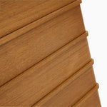 Serene 6 Drawer Wellington Cabinet - 6 Drawer Wellington Chest Oak / Oak Veneer Storage Sterling Home 5