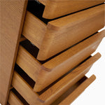 Serene 6 Drawer Wellington Cabinet - 6 Drawer Wellington Chest Oak / Oak Veneer Storage Sterling Home 7