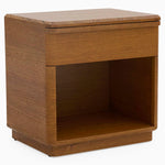 Serene Bedside Cabinet - Night Stand Oak / Oak Veneer Storage Sterling Home 3