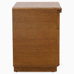Serene Bedside Cabinet - Night Stand Oak / Oak Veneer Storage Sterling Home 4