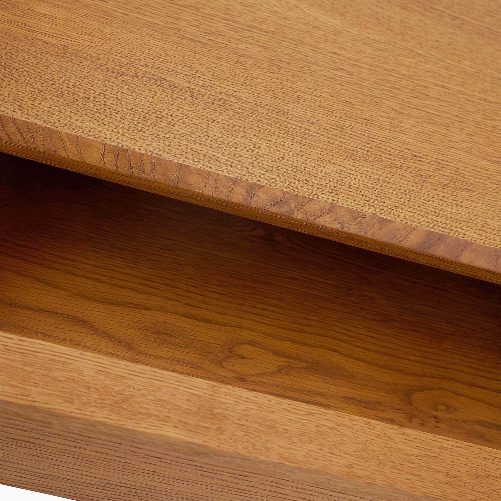 Serene Bedside Cabinet - Night Stand Oak / Oak Veneer Storage Sterling Home 6