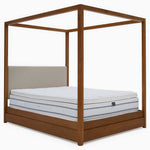 Serene Bedframe - 6' Poster Bed Oak / Oak Veneer - Super King Sterling Home 1