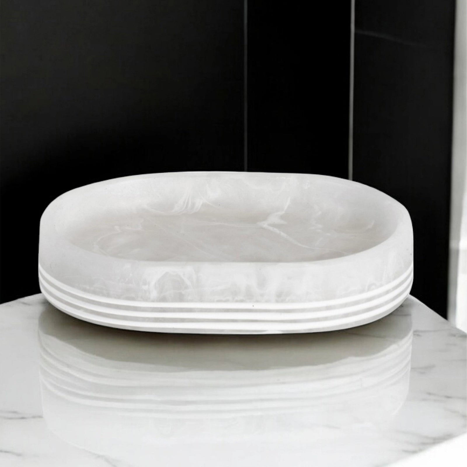 Showerdrape Bianco Soap Dish - Bianco Soap Dish Sterling Home 1