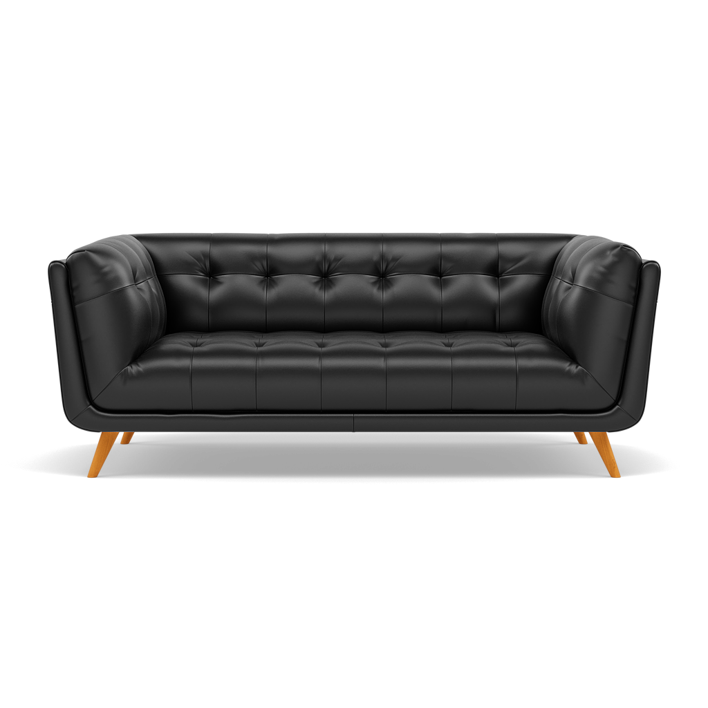 Siena 2 Seater Sofa - 2 Seater Sofa Cat 55 Sterling Home 1 Cat-55/72 New Club Dark Grey