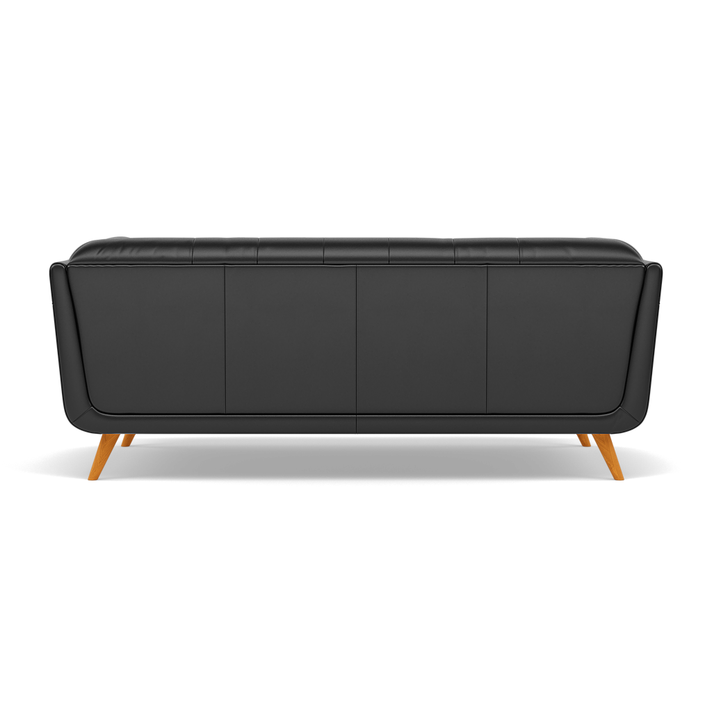 Siena 2 Seater Sofa - 2 Seater Sofa Cat 55 — Cat-55/72 New Club Dark Grey, gallery image 2