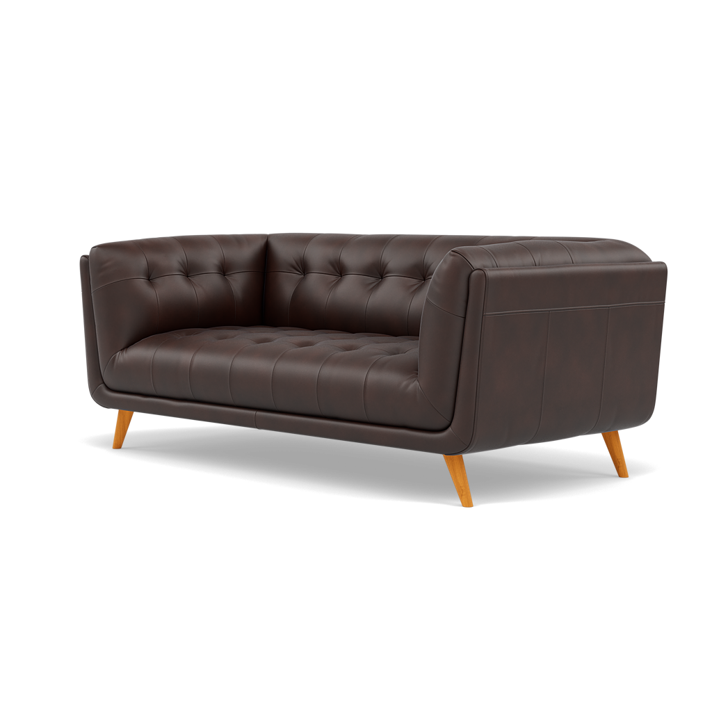 Siena 2 Seater Sofa - 2 Seater Sofa Cat 60 — Cat-60/08 Montana Chocolate, gallery image 3
