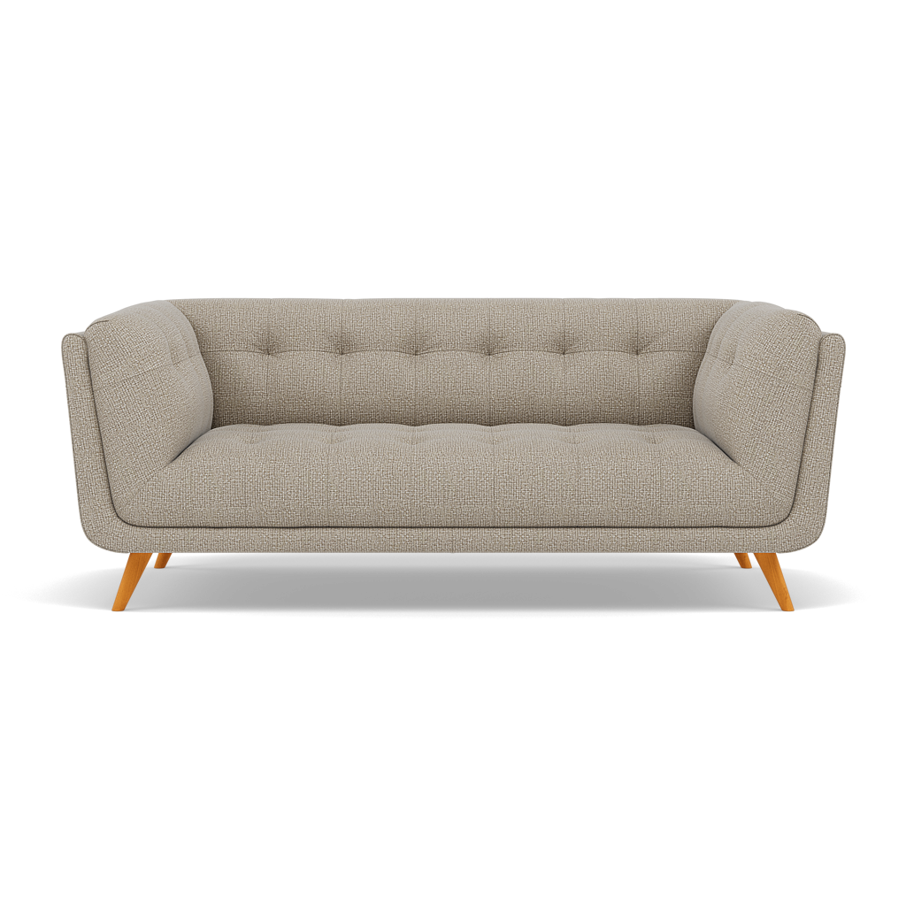 Siena 2 Seater Sofa - 2 Seater Sofa F8 + Cat 60 2 Seater Sofas Sterling Home 3 Hopsack Linen 70004+Cat 60/08