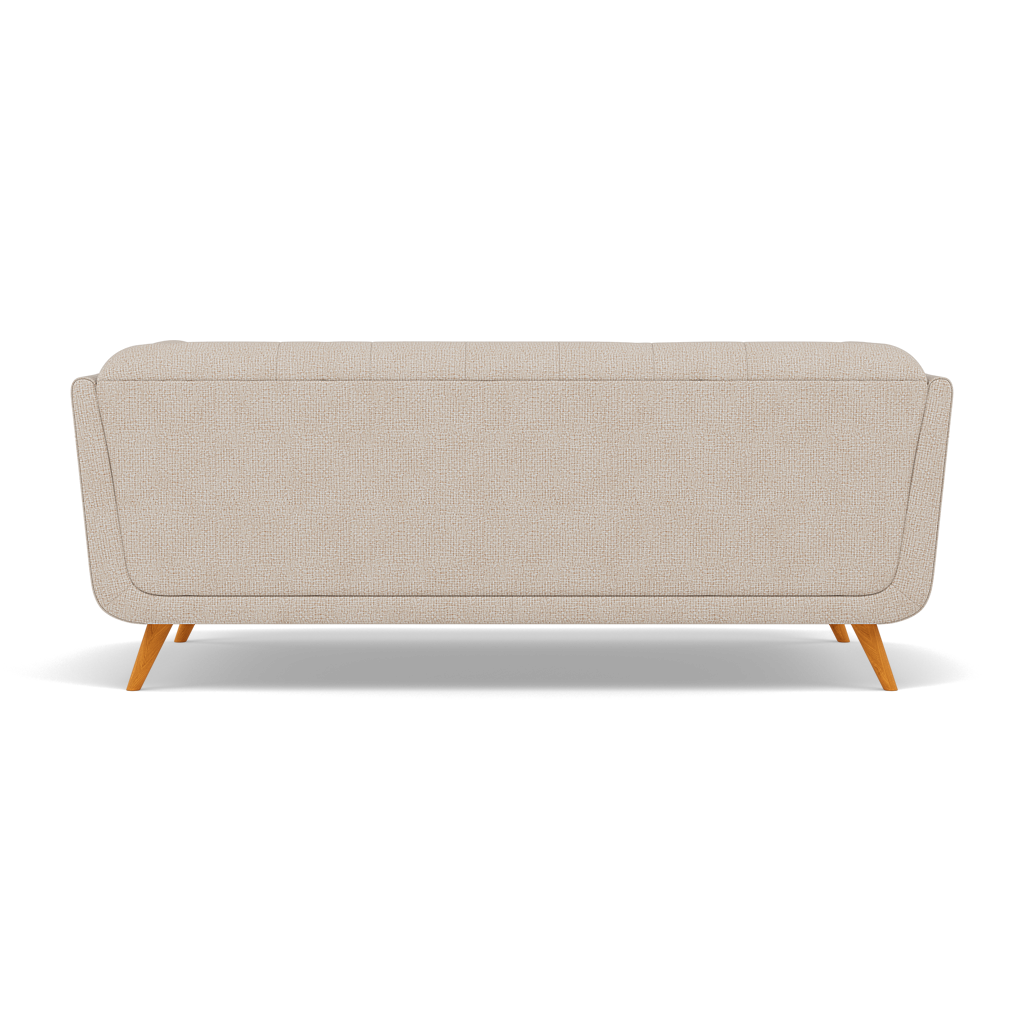 Siena 2 Seater Sofa - 2 Seater Sofa F8 — Hopsack Natural 70002, gallery image 2