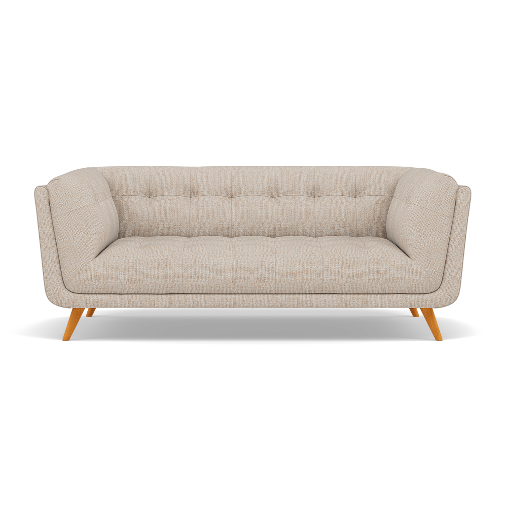 Siena 2 Seater Sofa - 2 Seater Sofa F8 2 Seater Sofas Sterling Home 4 Hopsack Natural 70002