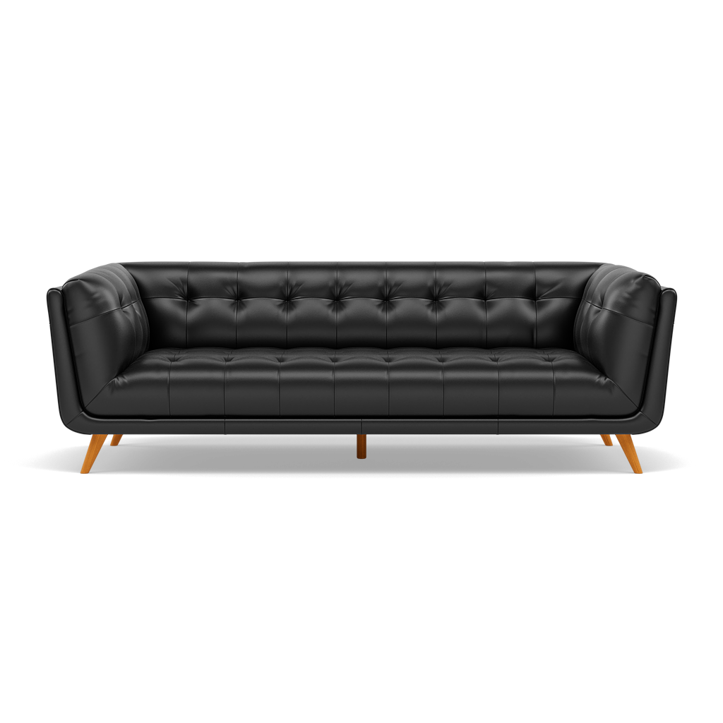 Siena 3 Seater Sofa - 2.5 Seater Sofa Cat 55 Sterling Home 1 Cat-55/72 New Club Dark Grey