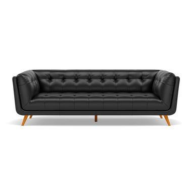 Siena 3 Seater Sofa - 2.5 Seater Sofa Cat 55 Sterling Home 1 Cat-55/72 New Club Dark Grey