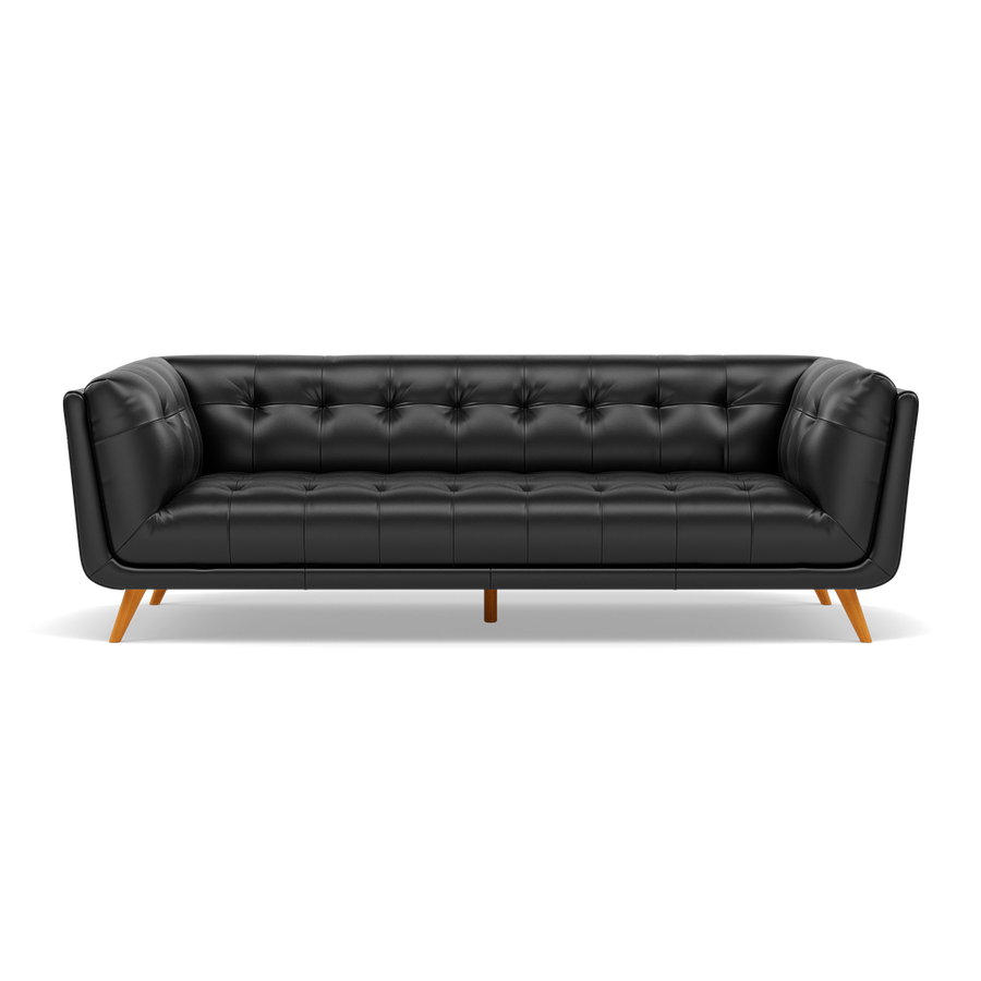 Siena 3 Seater Sofa - 2.5 Seater Sofa Cat 55 Sterling Home 1 Cat-55/72 New Club Dark Grey