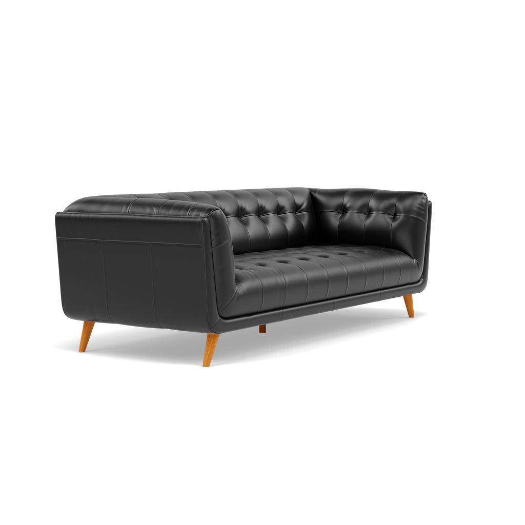 Siena 3 Seater Sofa - 2.5 Seater Sofa Cat 55 — Cat-55/72 New Club Dark Grey, gallery image 1