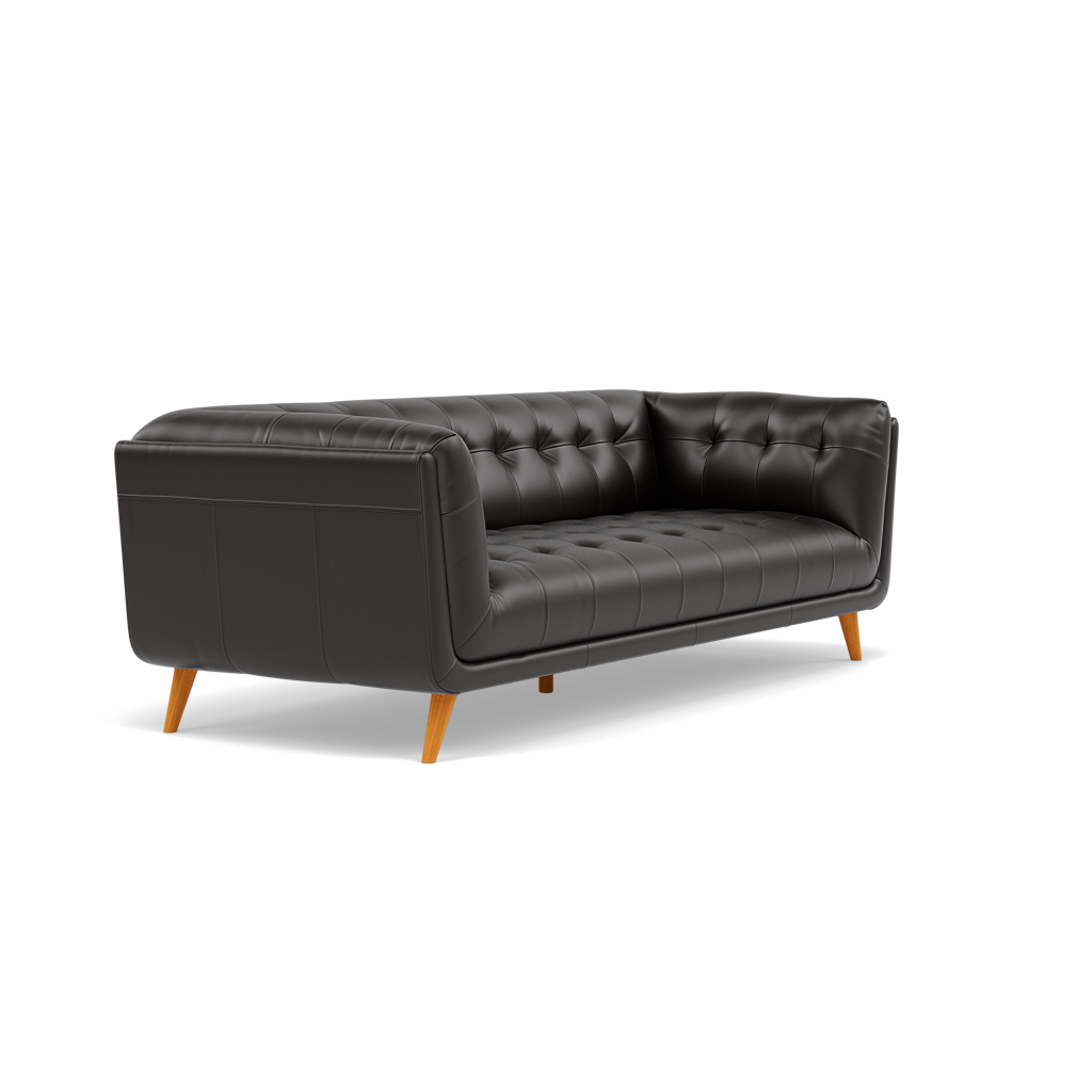 Siena 3 Seater Sofa - 2.5 Seater Sofa Cat 60 — Cat-60/09 Montana Black Coffee, gallery image 1