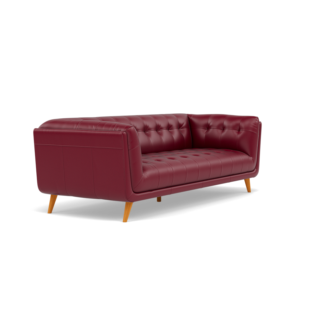 Siena 3 Seater Sofa - 2.5 Seater Sofa Cat 60 — Cat-60/13 Montana Cranberry, gallery image 1