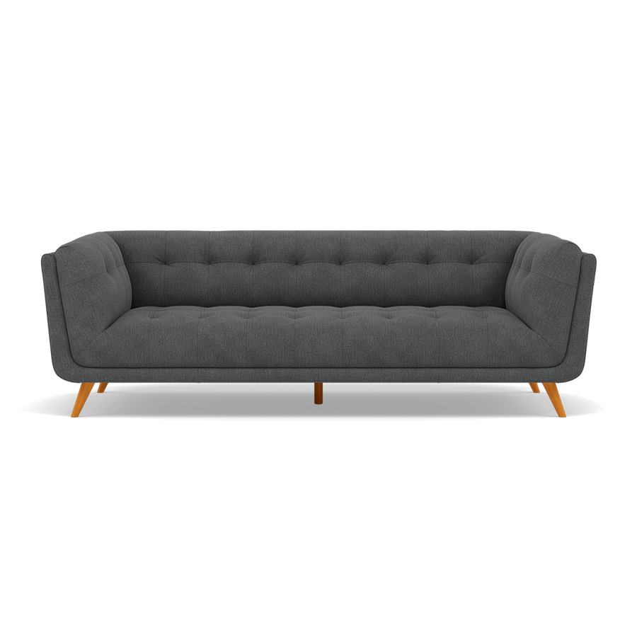 Siena 3 Seater Sofa - 2.5 Seater Sofa F8 + Cat 60 3 Seater Sofas Sterling Home 1 Darwin Chacoal 50493+Cat 60/25