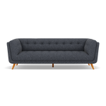 Siena 3 Seater Sofa - 2.5 Seater Sofa F8 + Cat 60 3 Seater Sofas Sterling Home 6 Hopsack Midnight 70005+Cat 60/24