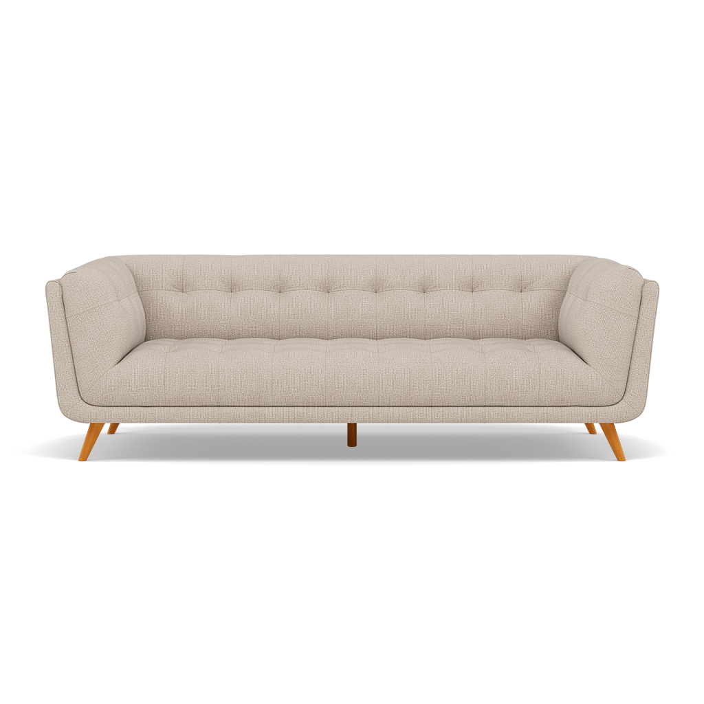 Siena 3 Seater Sofa - 2.5 Seater Sofa F8 3 Seater Sofas Sterling Home 5 Hopsack Natural 70002