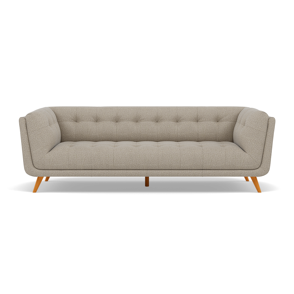 Siena 3 Seater Sofa - 2.5 Seater Sofa F8 3 Seater Sofas Sterling Home 6 Hopsack Linen 70004