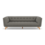 Siena 3 Seater Sofa - 2.5 Seater Sofa F8 3 Seater Sofas Sterling Home 1 Hopsack Platinum 70003