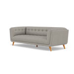 Siena 3 Seater Sofa - 2.5 Seater Sofa F8 — Hopsack Dove 70001, gallery image 3