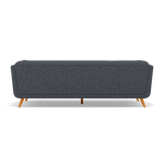 Siena 3 Seater Sofa - 2.5 Seater Sofa F8 — Hopsack Midnight 70005, gallery image 2