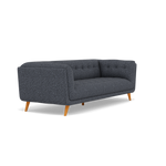 Siena 3 Seater Sofa - 2.5 Seater Sofa F8 — Hopsack Midnight 70005, gallery image 1