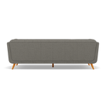 Siena 3 Seater Sofa - 2.5 Seater Sofa F8 — Hopsack Platinum 70003, gallery image 2