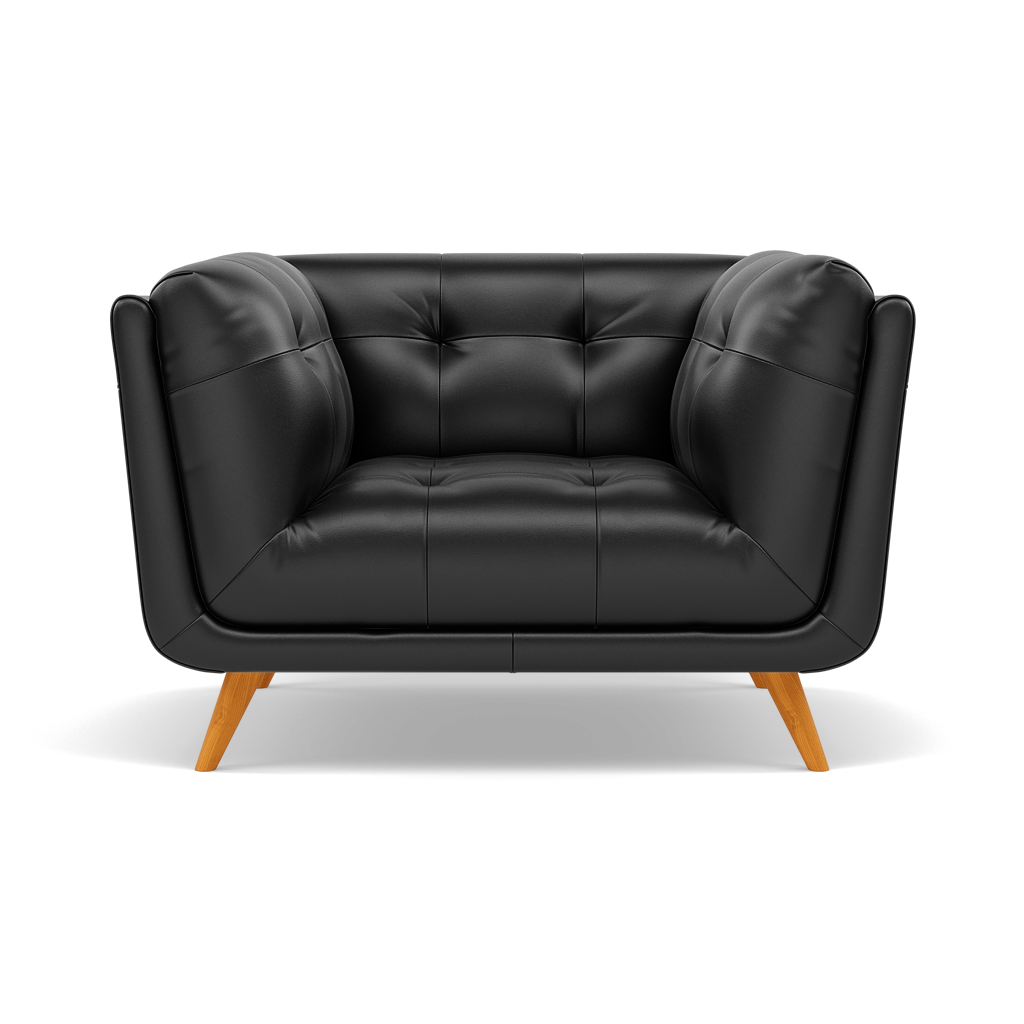 Siena Armchair - Armchair Cat 55 Sterling Home 1 Cat-55/72 New Club Dark Grey