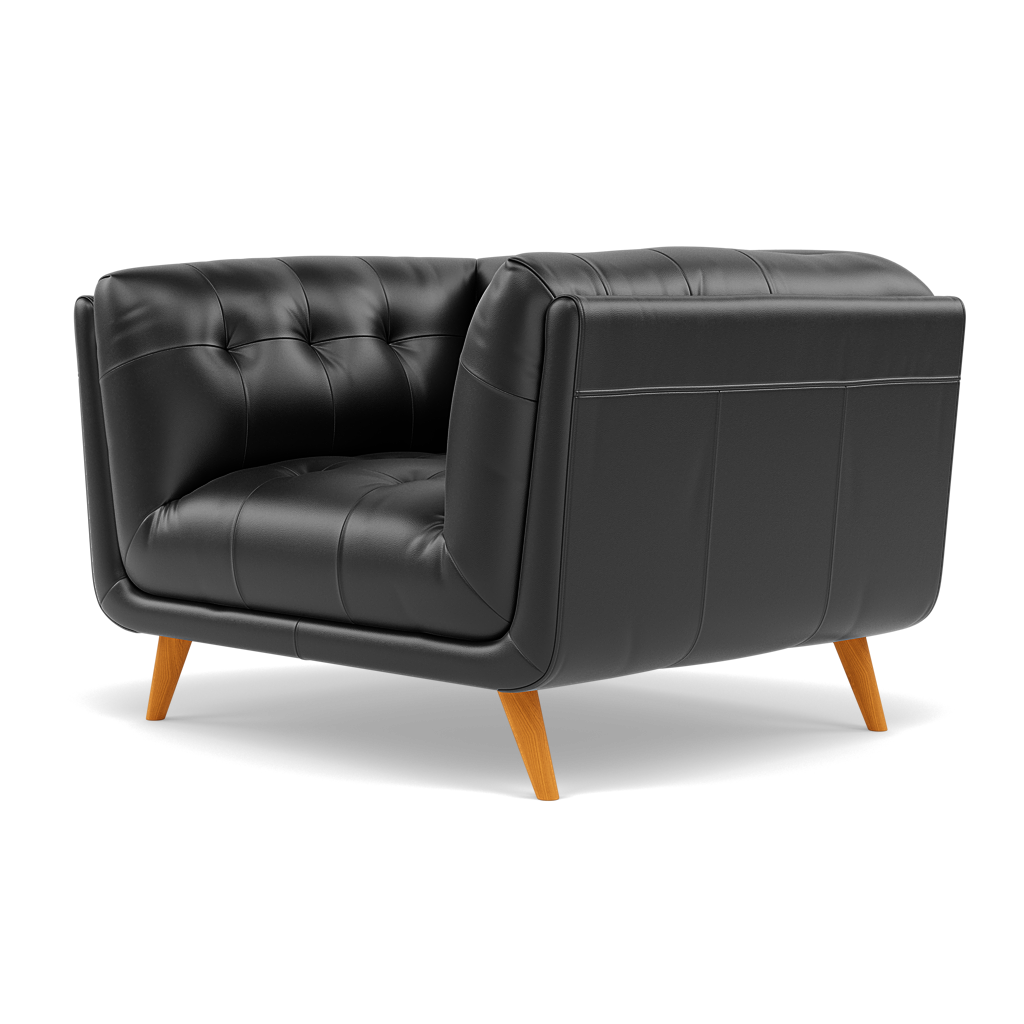 Siena Armchair - Armchair Cat 55 — Cat-55/72 New Club Dark Grey, gallery image 3