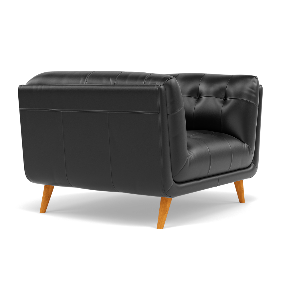 Siena Armchair - Armchair Cat 55 — Cat-55/72 New Club Dark Grey, gallery image 1