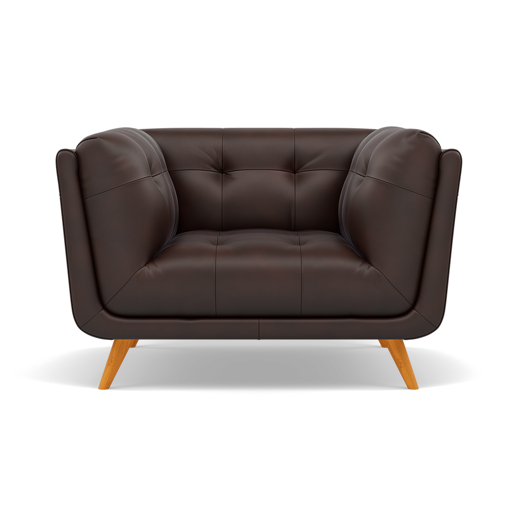 Siena Armchair - Armchair Cat 60 Sterling Home 10 Cat-60/08 Montana Chocolate