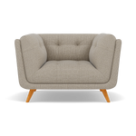 Siena Armchair - Armchair F8 Sterling Home 6 Hopsack Linen 70004