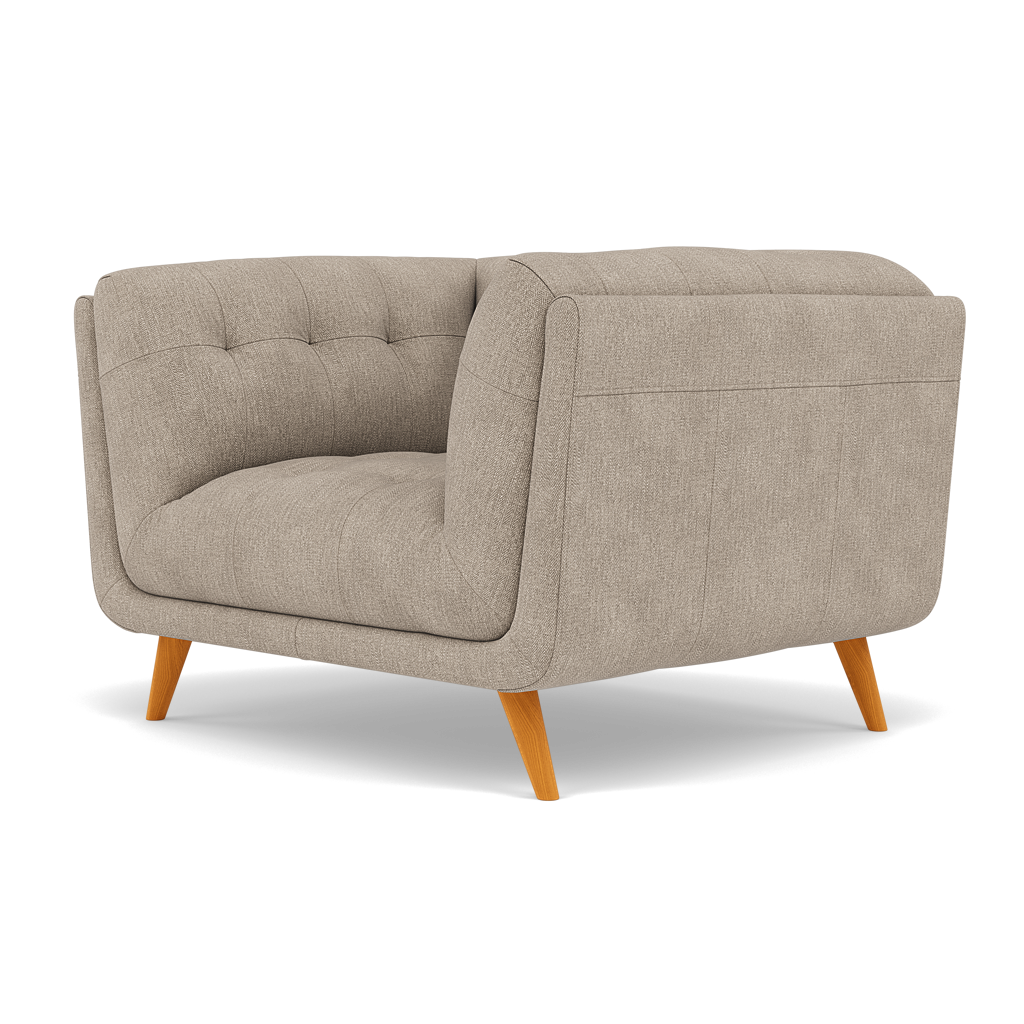 Siena Armchair - Armchair F8 — Darwin Mink 50366, gallery image 3