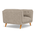 Siena Armchair - Armchair F8 — Darwin Mink 50366, gallery image 1