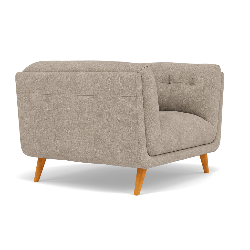 Siena Armchair - Armchair F8 — Darwin Mink 50366, gallery image 1