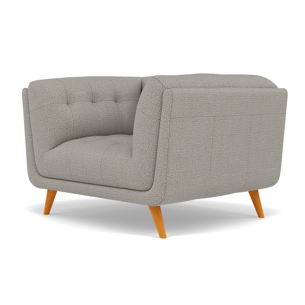 Siena Armchair - Armchair F8 — Hopsack Dove 70001, gallery image 3