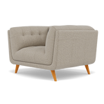 Siena Armchair - Armchair F8 — Hopsack Linen 70004, gallery image 3