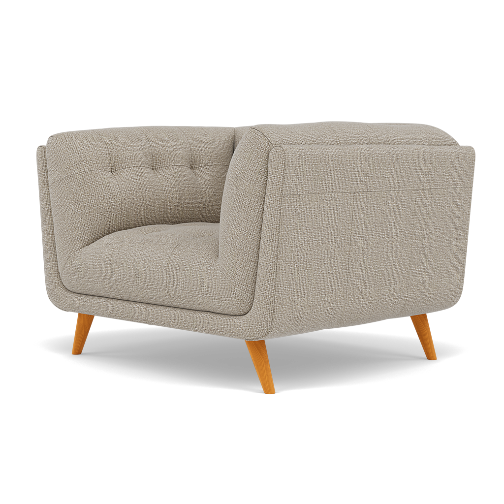 Siena Armchair - Armchair F8 — Hopsack Linen 70004, gallery image 3