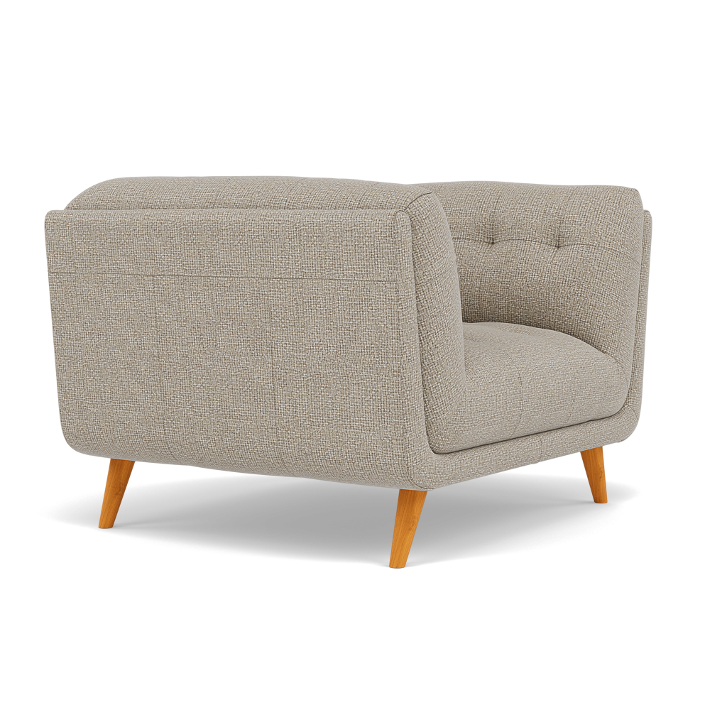 Siena Armchair - Armchair F8 — Hopsack Linen 70004, gallery image 1