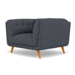Siena Armchair - Armchair F8 — Hopsack Midnight 70005, gallery image 3